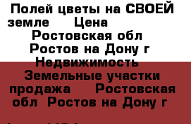  «Полей цветы на СВОЕЙ земле!» › Цена ­ 2 500 000 - Ростовская обл., Ростов-на-Дону г. Недвижимость » Земельные участки продажа   . Ростовская обл.,Ростов-на-Дону г.